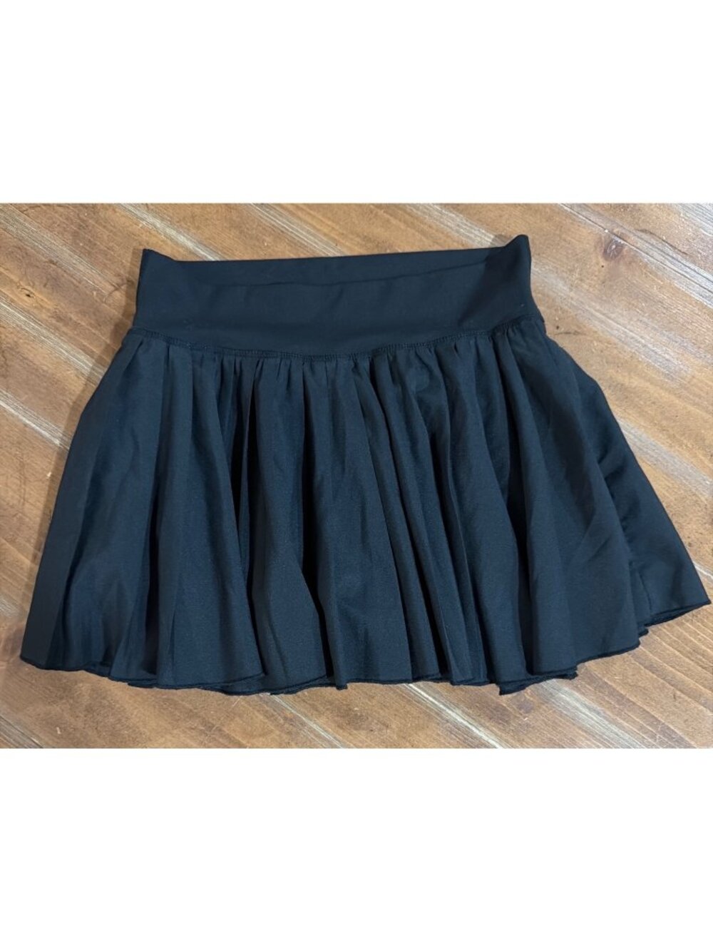 AS Revival Black Pleated Tennis Skirt Built-In Shorts Size Med